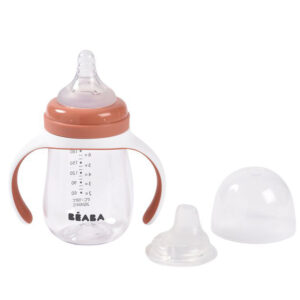 BEABA Learning cup 2in1 Sippy 210ml - Terracotta
