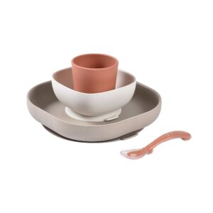 BEABA Silicone Meal Set 4pcs - Terracotta S