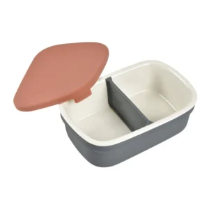 BEABA Ceramic Lunch Box - Mineral/Terracota S
