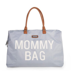 CHILDHOME Mommy Bag - Grey/OffWhite