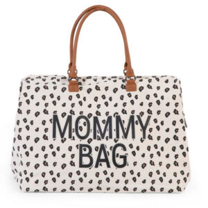 CHILDHOME Mommy Bag - Canvas Leopard