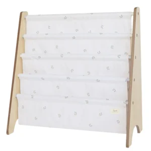 3 SPROUTS Book Rack - Blueberry/Taupe