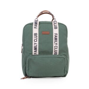 CHILDHOME Family Club Backpack Signature Canvas - Green