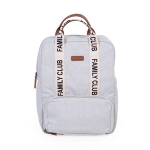 CHILDHOME Family Club Backpack Signature Canvas - Off White