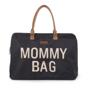CHILDHOME Mommy Bag - Black/Gold