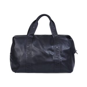 CHILDHOME Mommy Bag Signature - Vegan Leather Black