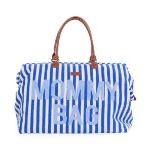 CHILDHOME Mommy Bag - Stripes Electric Blue