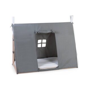 CHILDHOME Tipi Cot Bed Cover 70x140 - Grey