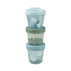 DONE BY DEER Baby Food Container 3pcs Croco - Green