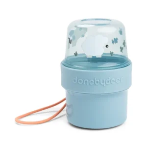 DONE BY DEER Snack Containers to go 2-way Tiny Farm - Blue