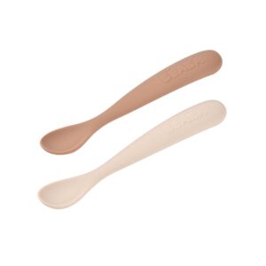 BEABA Spoon for my first meals Set x 2 - Clay/Praline
