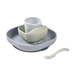 BEABA Silicone Meal Set 4pcs - Pebble
