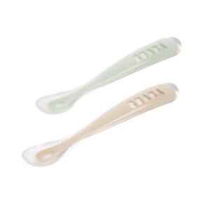 BEABA Spoon for my first meals Set x 2 - Clay/Green