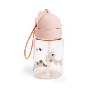 DONE BY DEER Straw Bottle 280ml Tiny Farm - Powder
