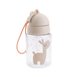 DONE BY DEER Straw Bottle 280ml Celebration - Sand