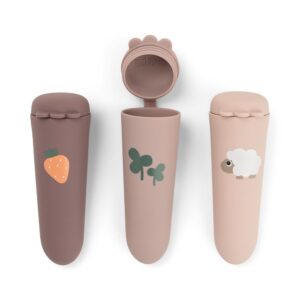 DONE BY DEER Silicone ice pop 3-pack Sheepy - Powder