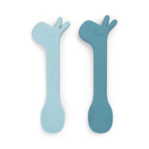 DONE BY DEER Silicone Spoon 2-pack Lalee - Blue