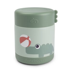 DONE BY DEER Thermo Food Jar 300ml Playground - Green