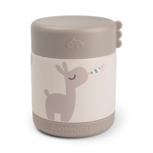 DONE BY DEER Thermo Food Jar 300ml Celebration - Sand