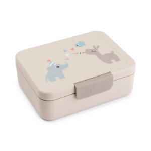 DONE BY DEER Lunch Box w/Divider Celebration - Sand