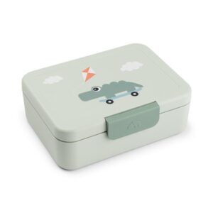 DONE BY DEER Lunch Box w/Divider Playground - Green