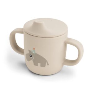 DONE BY DEER Silicone Spout cup Celebration - Sand