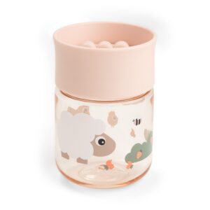 DONE BY DEER Learning cup 360° Tiny Farm - Powder
