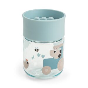 DONE BY DEER Learning cup 360° Tiny Farm - Blue