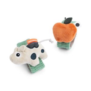 DONE BY DEER Wrist Rattle set Dotti - Green
