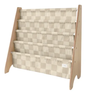 3 SPROUTS Book Rack - Checkerboard Beige