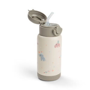 DONE BY DEER Insulated Straw Bottle 340 ml Celebration - Sand