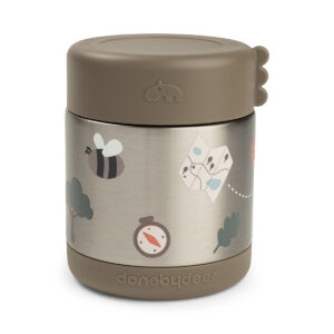 DONE BY DEER Thermo Food Jar 300ml Tiny trails - Sand
