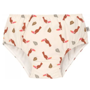 LAESSIG Splash&Fun Swim Diaper - GIrls Toucan Offwhite 6m
