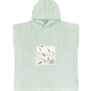 LAESSIG Splash&Fun Terry Surf Poncho - Sea Foam
