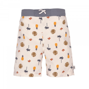 LAESSIG Splash&Fun Board Shorts - Botanical Off White 12m