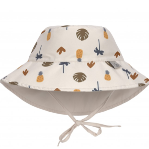 LAESSIG Splash&Fun Sun Protection Bucket Hat - Botanical Off white 18m