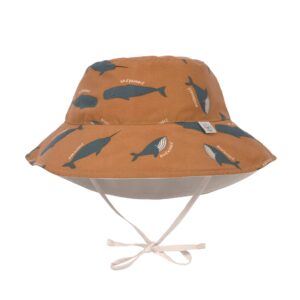 LAESSIG Splash&Fun Sun Protection Bucket Hat - Whale Caramel 18m