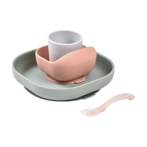 BEABA Silicone Meal Set 4pcs - Eucalyptus