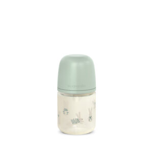 SUAVINEX Glass Bottle with Sx Pro Teat 120ml Wonderland Bunny - Green
