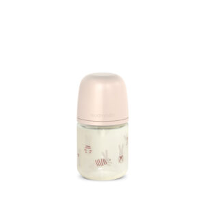 SUAVINEX Glass Bottle with Sx Pro Teat 120ml Wonderland Bunny - Pink